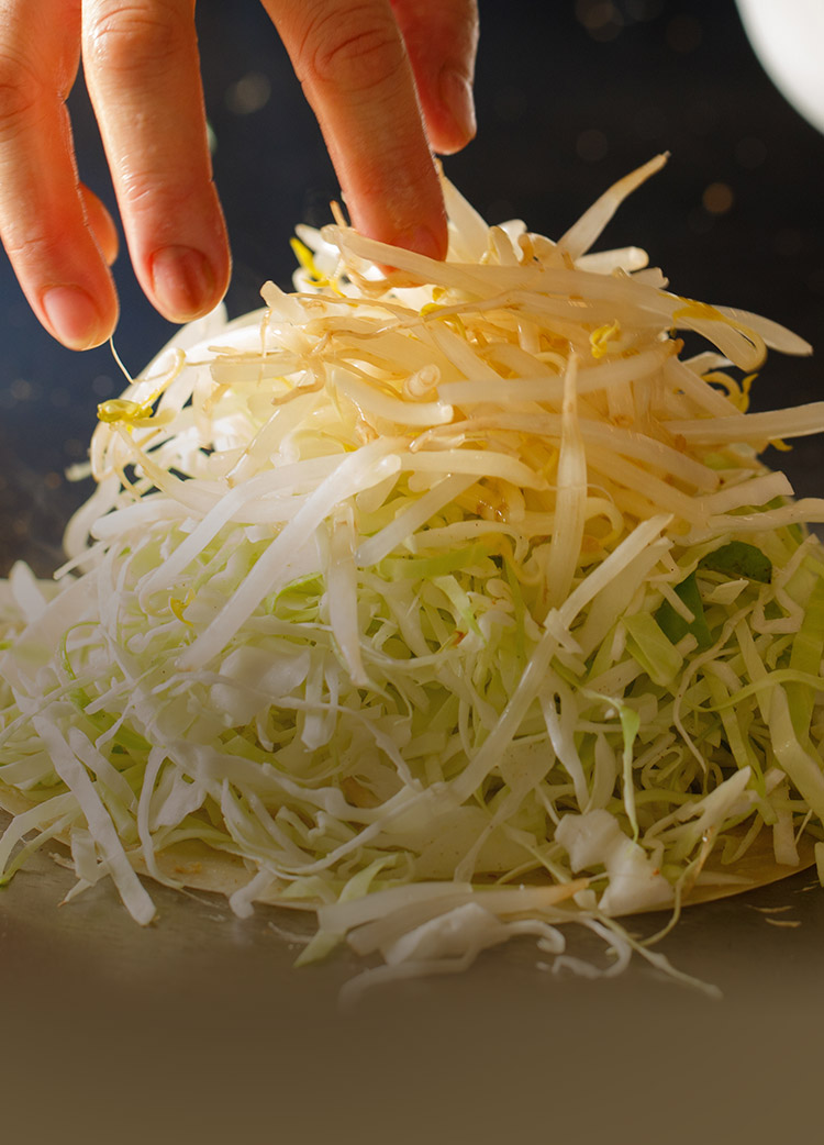 野菜に下味をつける